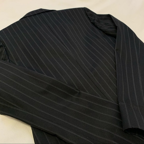 Club Monaco Striped Black Blazer | Size 8 - Picture 5 of 7